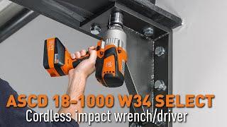 ASCD 18-1000 W34 SELECT - 18V Cordless impact wrench/driver