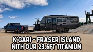 K'GARI- FRASER ISLAND- 23.6FT CARAVAN- 136- LIVING OFF THE VAN-TRAVEL AUSTRALIA- @LivingOffTheVan