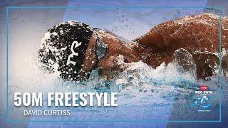 David Curtiss With a Strong Win in Men's 50M Freestyle | 2023 TYR Pro Swim Series Knoxville