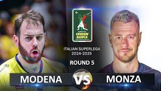 Modena vs Monza | Italian Volleyball SuperLega 2024/2025