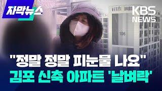 [자막뉴스] "정말 정말 피눈물 나요"…김포 신축 아파트 입주 예정자들 '날벼락' / KBS 2024.01.10.