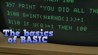 The basics of BASIC, the programming language of the 1980s.