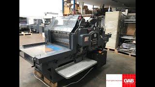 used heidelberg s cylinder die cutter for sale in UK   Gab Supplies Ltd   1959