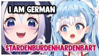 When Kobo found out that Shylily is German... STARDENBURDENHARDENBART