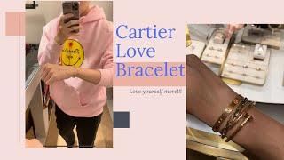 我的第一個卡蒂亞手環！！Cartier Love Bracelet