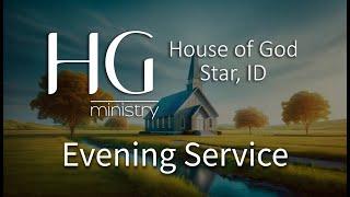 Saturday Evening Service | 11-23-2024 | HG Ministry Star