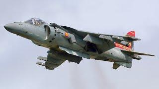 HARRIER JUMP JET HOVERING OVER RIAT 2024 - 4K