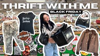 THRIFT WITH ME: Black Friday Thrifting at a 2-story thrift store!! So much y2k!! 