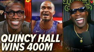 Shannon Sharpe & Chad Johnson react to Quincy Hall's Olympic 400m victory | Nightcap