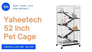 Yaheetech 6-Tier Small Animal Cage Installation Guide #smallanimalcage