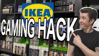 Cheap IKEA Gaming Hack! How To Show Off Your Collection! Kallax Shelf Hack DIY!