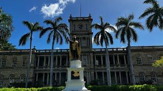 Walking Downtown Honolulu, Hawaii in May 2023