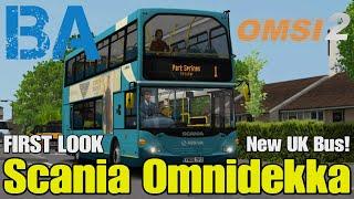 Scania OMNIDEKKA Out NOW! - First Look At NEW UK Bus In OMSI 2 - Masterswitch Studios