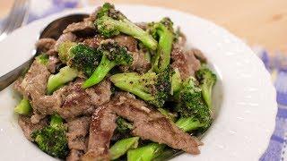 The Best Beef & Broccoli Recipe เนื้อผัดบรอคโคลี่ - Hot Thai Kitchen!