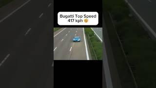 Bugatti Chiron top speed on autobahn  (417 kph) #shorts #bugatti #w16