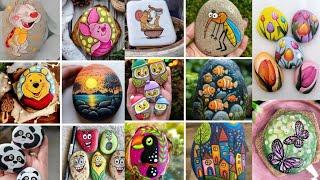 40+ Easy Stone Art Ideas- DIY Rock Painting Ideas Very Beautiful Amazing Stone Craft. Part 2