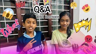 A fun Q&A with my brother #youtube#teenage #lidiya vlogs