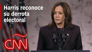 Discurso completo de Kamala Harris tras perder las elecciones de EE.UU. 2024 ante Donald Trump