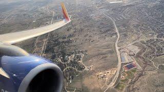 Southwest Boeing 737-800 Landing Denver Intl. (KDEN)