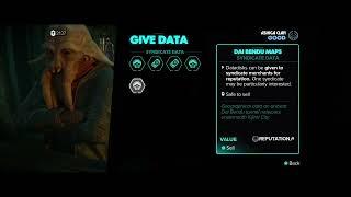 Star Wars Outlaws: Understanding Giving Syndicate Data Disks for Reputation