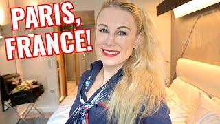 PARIS, FRANCE! 27 Hour International Flight Attendant Layover