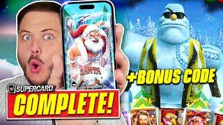 Limited Edition SANTA COMPLETE! Bonus LOCKER CODE + Naomi GLOW Packs! | WWE SuperCard