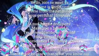 KIRA - Digital girl [Hastune Miku] {Lyrics}