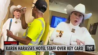 WATCH: Bossy Hotel Guest Goes BALLISTIC Over Room Key