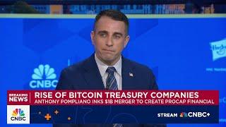 Bitcoin investors are very happy that they're continuing to see volatility, says Anthony Pompliano