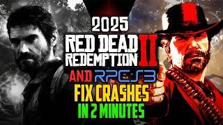 Fix Red Dead Redemption 2 Crashing on PC (2025) [Also for RPCS3]