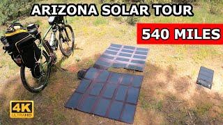 Phoenix to New Mexico On Electric Bike | Solar Electric Bike Tour Across Arizona #e-bikes #SolarBike