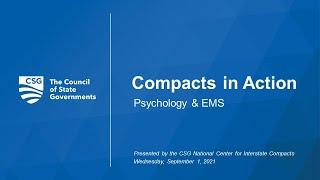 Compacts in Action: Psychology & EMS