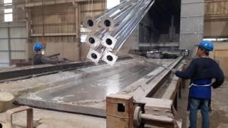 Hot Dip Galvanizing- Dipping Process....... in action