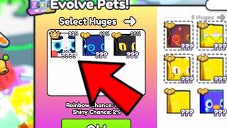 I Evolved My Pets & Got a TITANIC.. in Pet Simulator 99!