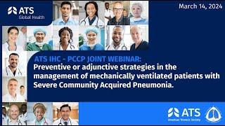 ATS/PCCP Joint Webinar on Lung Infection