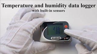 Temperature and humidity data logger | U3120 | Built-in sensors