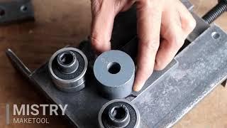 Metal Bükücü Yap || Ev yapımı Silindir Bükücü - Make A Metal Bender    Homemade Roller Bender