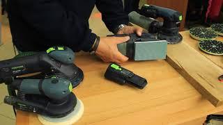 Аккумуляторные профессиональные  шлифмашинки  FESTOOL ETSC 125, RTSC 400, DTSC 400