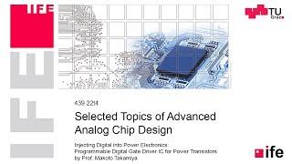 Injecting Digital into Power Electronics: Programmable Digital Gate Driver IC for Power Transistor