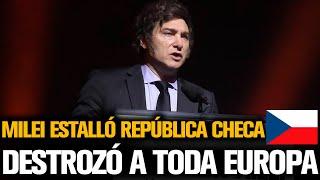 MILEI DEJÓ LLORANDO A TODA EUROPA CON DISCURSO EN REPÚBLICA CHECA