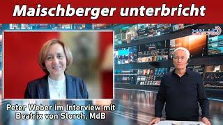 Maischberger unterbricht