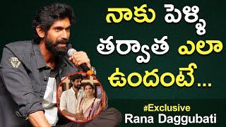 Hero Rana Daggubati about his Life after Marriage l Miheeka Bajaj l Mr Rama