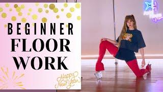 FLOORWORK COMBO FOR BEGINNERS || Floorwork For Pole Dance Tutorial