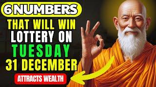 Lucky Numbers: 6 Numbers To Win Jackpot Lottery On Tuesday 31st December 2024 | Buddhist Teachings