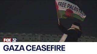 Chicagoland Palestinian and Israeli supporters celebrate ceasefire deal