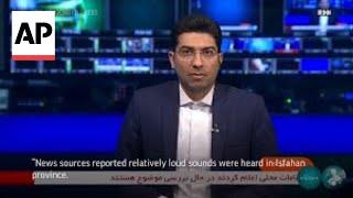 Iran TV news reports 'relatively loud sounds were heard in Isfahan province'