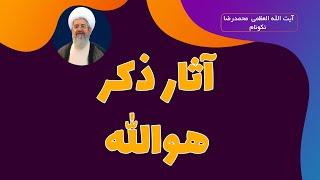 آثار ذکر هوالله - آیت الله العظمی محمدرضا نکونام