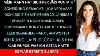 „Mein Mann ließ sich per SMS scheiden und plünderte unser Konto – er ahnte nicht, was auf ihn zukam!