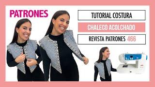 Quilted Vest Sewing Tutorial by CosiendoPuntadas - Patterns Magazine No. 466