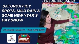 Friday Insights: Saturday Icy Spots, Mild Rain & New Year’s Day Snow Potential